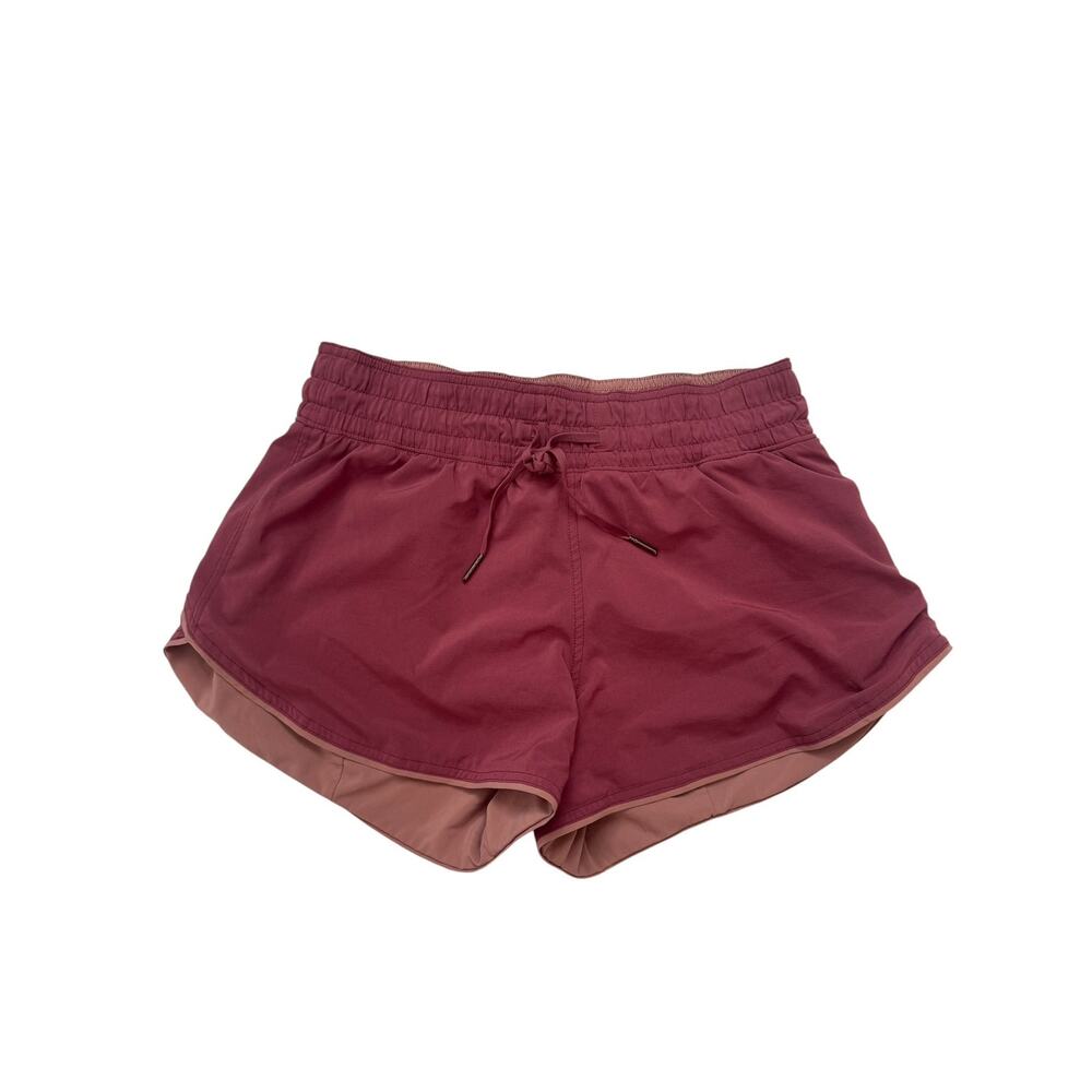 LULULEMON Choose A Side Short 3" Misty Merlot Copper Size 6 Reversible #W7ASKS